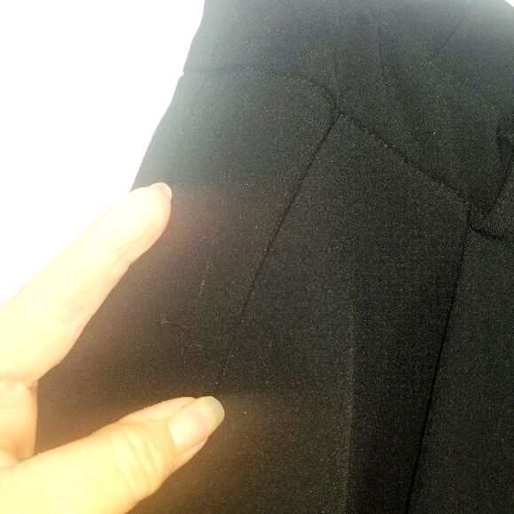 TOPSHOP High Waisted Straight Leg Paper Bag Trousers - Picture 6 of 11